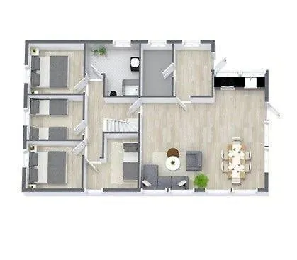 Modern With A Short Walk To The Sea Semesterbostad